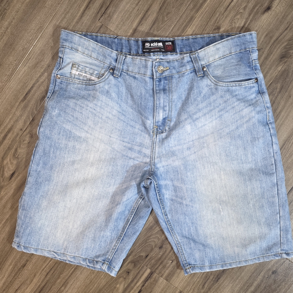 Ecko Unlimited Light Blue Men's Jean Shorts
